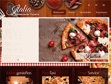 Tablet Screenshot of pizzeria-havixbeck.de